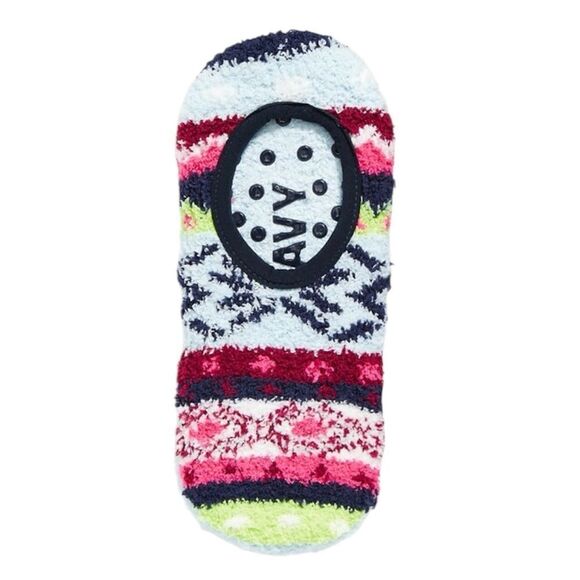Fair Isle Cozy Slipper Socks - Picture 1 of 4